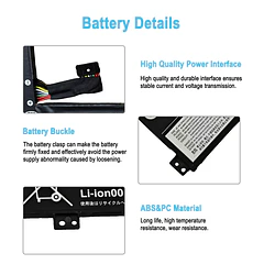 Batería de Repuesto L19L3PG1 para Lenovo 100e 300e Chromebook 2nd Gen AST 82CD 82CE Series - TAICROWNE