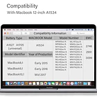 Batería de Repuesto A1527/A1705 para diversos equipos compatibles según modelo A1527/A1705 - XINGLT 4