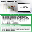 Batería de Repuesto L22M3PG0 para Lenovo 100e 300e 500e Yoga Chromebook Gen 4 IdeaPad Flex - RHKRKQN 3