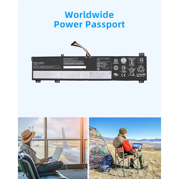 Batería de Repuesto GK5KY para Lenovo for Legion 5-17IMH05 5-17IMH05H for Legion 7-15IMH05 7-15IMHG05 Series - Jbery 6