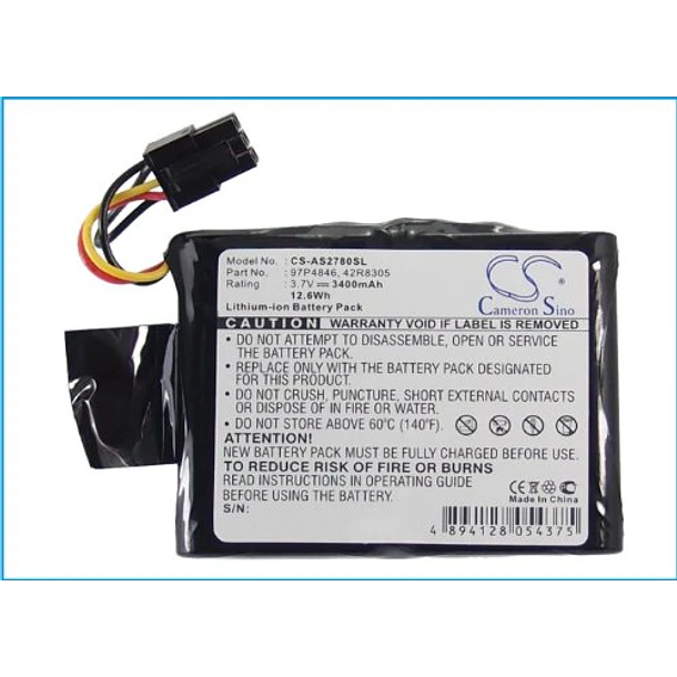 Batería de Repuesto CS-AS2780SL para 74Y9340 P52A Power 740 2780 5737 572F and 575C 5780 - Enyuly 1