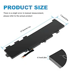 Batería de Repuesto TT03XL para HP EliteBook 850 G5, EliteBook 755 G5,EliteBook 850 G6,ZBook 15U 2