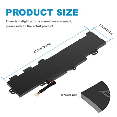 Batería de Repuesto TT03XL para HP EliteBook 850 G5, EliteBook 755 G5,EliteBook 850 G6,ZBook 15U