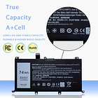 Batería de Repuesto F3YGT para Dell Inspiron 15 7000 Gaming 7557 i7557 7559 i7559 5577 - LHYSFIY 3