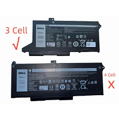 Batería de Repuesto WY9DX para DELL Latitude 5420,Latitude 5520,Precision 3560 Series Laptops P/N: RJ40G WY9DX - DELL