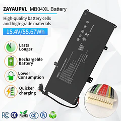 Batería de Repuesto WDXOR para HP Envy X360 M6 Convertible m6-aq105dx m6-aq103dx m6-aq003dx m6-aq005dx m6-ar004dx - ZAYAUPVL