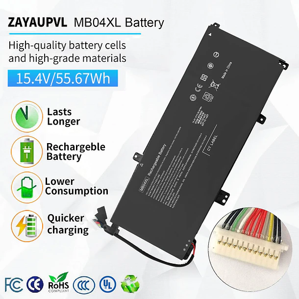 Batería de Repuesto WDXOR para HP Envy X360 M6 Convertible m6-aq105dx m6-aq103dx m6-aq003dx m6-aq005dx m6-ar004dx - ZAYAUPVL 2