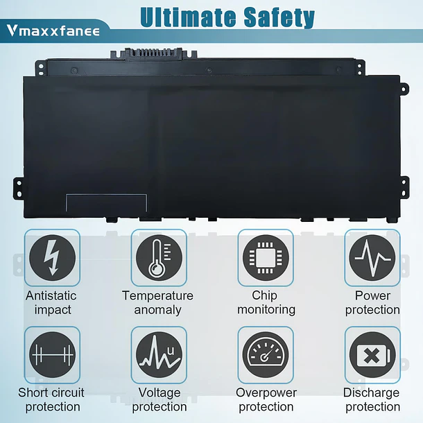 Batería de Repuesto PV03XL para HP Pavilion x360 13-BB 14-DV 14-DW 14-DK 14M-DW 13-bb0xxx 14-dv0xxx - Vmaxxfanee 4