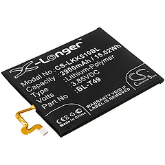 Batería de Repuesto CS-LKK510SL para LM-K510 LM-K410 K51S K510 LM-K510HM (3900mAh/3.85V), BL-T49 Battery - Ejjinenbby
