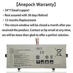 Batería de Repuesto AA-PBSN4AF para Samsung NP930SBE NP930SBE-K01CN NP930SBE-K02HK NP930SBE-K03CN NT930SBE NT930SBE-K38 NP730QCJ NP730QCJ-K01US NP730QDA - Anepoch