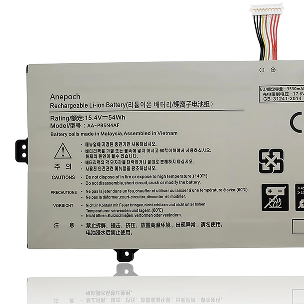 Batería de Repuesto AA-PBSN4AF para Samsung NP930SBE NP930SBE-K01CN NP930SBE-K02HK NP930SBE-K03CN NT930SBE NT930SBE-K38 NP730QCJ NP730QCJ-K01US NP730QDA - Anepoch 5