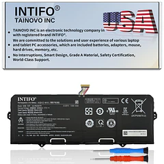 Batería de Repuesto AA-PBQN4TR para Samsung Galaxy Chromebook 2 XE530QDA 13.3" Series XE530QDA-KA1US XE530QDA-KA2US XE530QDA-KB1US - INTIFO
