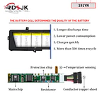 Batería de Repuesto 191YN para Dell Alienware 15 R1 R2 ALW15ED ALW15CD ALW15ER Series ALW15ED-1718 4