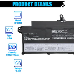 Batería de Repuesto para Lenovo ThinkPad T14s Gen 3 2022 Gen 4 2023 Series - AOMKA