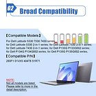 Batería de Repuesto 293F1 para Dell Latitude 5330 5430 5530 7430 7530 / Latitude 5330 - Dentsing 3