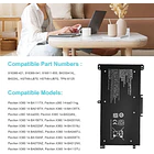 Batería de Repuesto BK03XL para HP Pavilion X360 14-BA000 14M-BA000 14M-BA011dx 14M-BA013dx 14M-BA015dx 14M-BA114dx 14-BA253cl - TAUPO 2