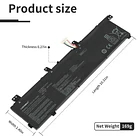 Batería de Repuesto C31N1843 para ASUS VivoBook S14 S432FA S432FL Vivobook S15 S532FA S532FL X432FA - LUSONBAY 2