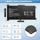 Batería de Repuesto BK03XL para HP Pavilion X360 14-BA000 14M-BA000 14M-BA011dx 14M-BA013dx 14M-BA015dx 14M-BA114dx 14-BA253cl - TAUPO 3