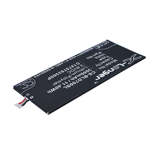 Batería de Repuesto CS-BLD700SL para D700i D700A D700 Studio 7.0 Studio 7.0 HD S480u C1275703300P - BCXY 3