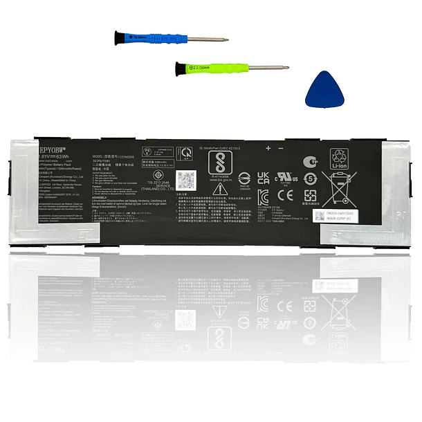 Batería de Repuesto C31N2205 para diversos equipos compatibles según modelo C31N2205 - EPYOBW 1