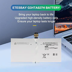 Batería de Repuesto para Microsoft Surface Pro 4 1724 Series Tablet Notebook 7.5V 38.2WH - KingSener ETESBAY