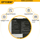Batería de Repuesto C31N2205 para diversos equipos compatibles según modelo C31N2205 - EPYOBW 3