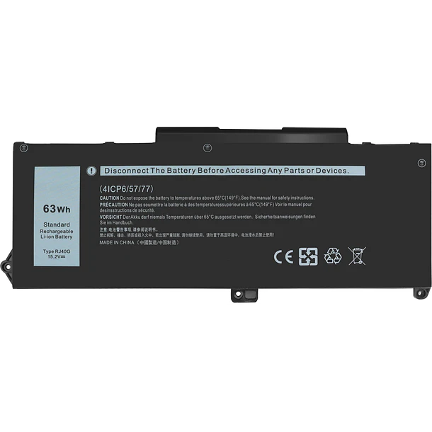Batería de Repuesto RJ40G para Dell Latitude 14 5420 Latitude 15 5520 Precision 15 3560 1
