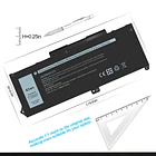 Batería de Repuesto RJ40G para Dell Latitude 14 5420 Latitude 15 5520 Precision 15 3560 4