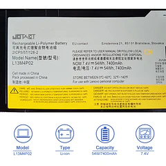 Batería de Repuesto L13M4P02 para Lenovo Erazer Y50 Y50-70 Y50-80 Y50P Y50P-70 Y70 Y70-70 Series - JOTACT