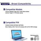 Batería de Repuesto VG93N para Dell Precision 15 3520 3530 Latitude 5580 5590 5591 4