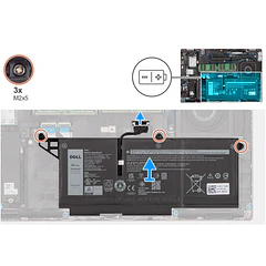 Batería de Repuesto 293F1 para Dell Latitude 5330/5330 2-in-1,Latitude 7330/7330 2-in-1,Latitude 7430/7430 2-in-1,Latitude 7530,Dell Latitude - DELL