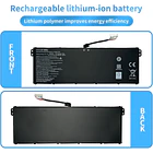 Batería de Repuesto BP02XL para Acer Aspire 1 A114-31 A114-31-C4HH A114-31-C5GM 3 A314-31 A315-21 A315-51 - HBFVG 5
