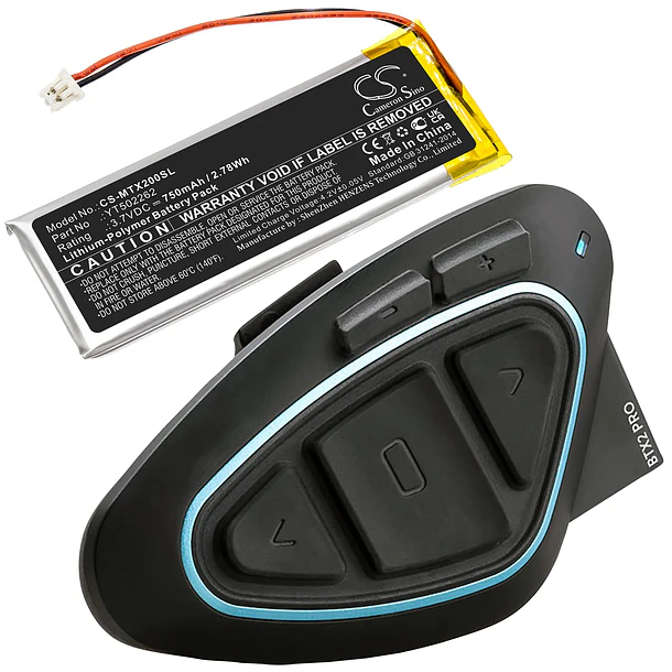 Batería de Repuesto CS-MTX200SL para Midland BTX2 Pro (750mAh/3.7V), YT502262 Battery - Ejjinenbby 6