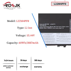 Batería de Repuesto C22N2107 para Lenovo Yoga Slim 6-14APU8 6-14IAP8 6-14IRP8 6-14IRH8 7-14IMH9 7-14IRP8 Series