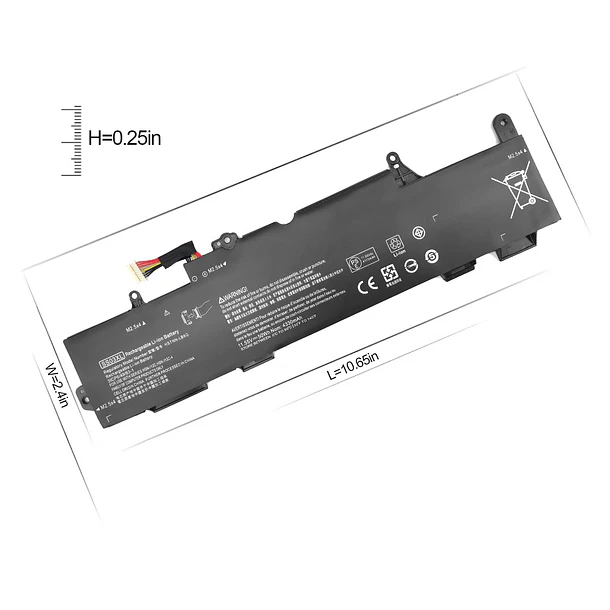 Batería de Repuesto SS03XL para HP EliteBook 840 730 735 740 745 830 846 G5, - ESTENGPRO 4