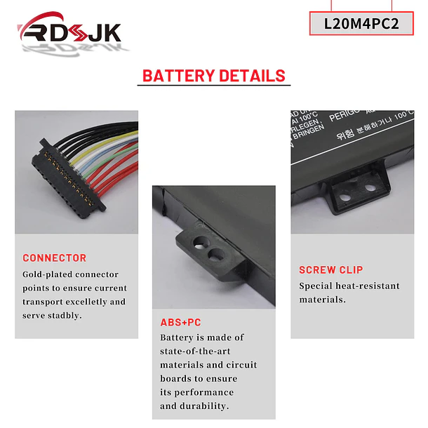 Batería de Repuesto SS03XL para Lenovo Legion 5-17ITH6 82JN 5-17ITH6H 82JM 5-17ACH6 82K0 5-17ACH6H 82JY - RDSJK 5