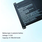 Batería de Repuesto BK03XL para HP Pavilion X360 14m-ba011dx 14m-ba013dx 14m-ba015dx 14m-ba114dx 14-ba253cl 14-ba125cl 14-ba175nr - Haotermai 4
