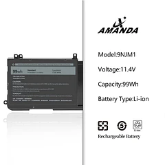 Batería de Repuesto HT03XL para Dell Alienware 15 R3 R4 17 R4 R5