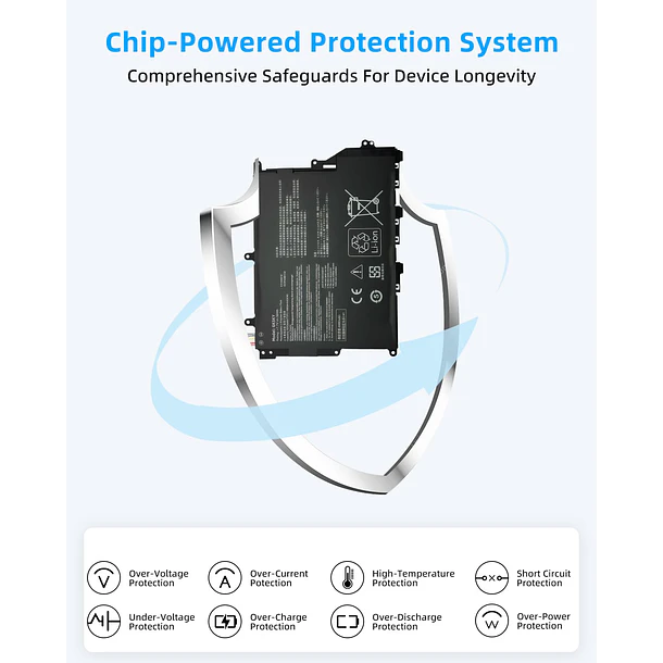 Batería de Repuesto GK5KY para Asus for Vivobook 14 F420FA F420UA S420UA R459UA X420FA X420UA - Jbery 4