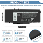 Batería de Repuesto LA04 para Dell Latitude 5401 5410 5411 5501 5510 5511 Precision 3541 2