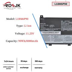 Batería de Repuesto L18M6PD2 para Lenovo ThinkPad P53 20QN 20QQ 20QNA006CD 20QNA009CD Series 5B10W13901 5B10W13902 - RDSJ