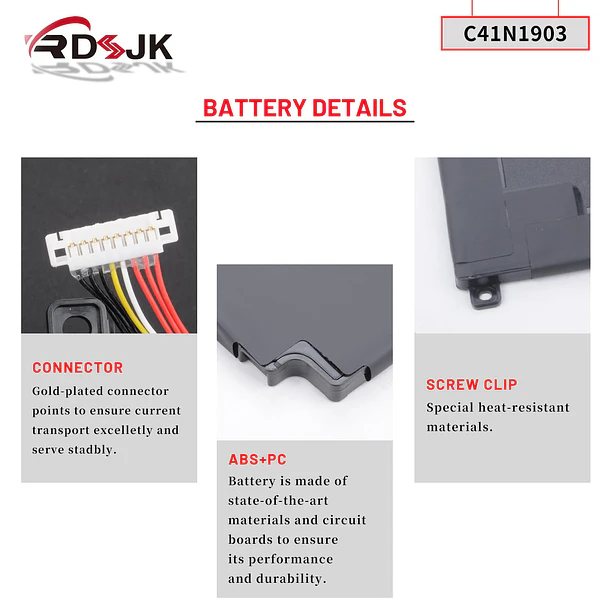 Batería de Repuesto C41N1903 para Asus ExpertBook B9 B9400 B9400CE B9400CEA B9400CB B9400CBA B9450 B9450F 5