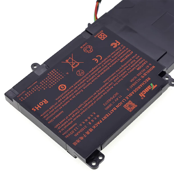 Batería de Repuesto N130BAT-3 para Clevo N130BU N130WU N131WU N131BU N141WU N141ZU N140WU N250PU S4System76 - Tanch 6