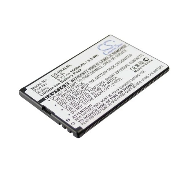 Batería de Repuesto CS-NK4LSL para E61i N810 WiMAX Edition E52 E63 RM-784 E71x RM-792 E72 - Aibatu 4