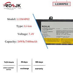 Batería de Repuesto L13M4P02 para Lenovo Erazer Y50 Y50-70 Y50-80 Y50P Y50P-70 Y70 Y70-70 Y50-70-ISE