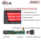 Batería de Repuesto W370BAT-8 para diversos equipos compatibles según modelo W370BAT-8 - RDSJ 4