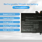 Batería de Repuesto C41N1715 para Asus Zenbook 13 UX331UA UX331UA-1A UX331UA-1E UX331UN UX331FN U3100FN U3100UN - Hubei 2