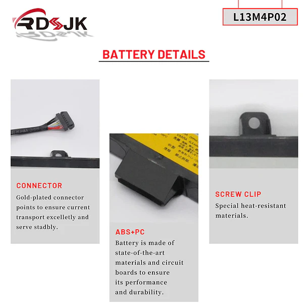 Batería de Repuesto L13M4P02 para Lenovo Erazer Y50 Y50-70 Y50-80 Y50P Y50P-70 Y70 Y70-70 Y50-70-ISE 5