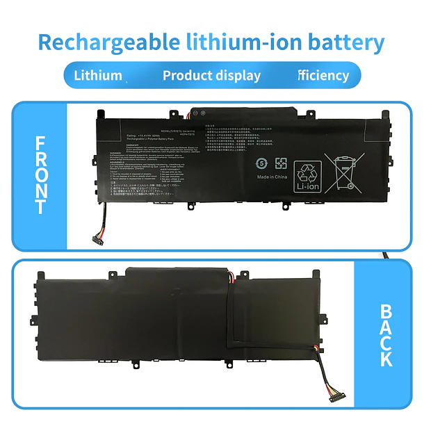 Batería de Repuesto C41N1715 para Asus Zenbook 13 UX331UA UX331UA-1A UX331UA-1E UX331UN UX331FN U3100FN U3100UN - Hubei 5