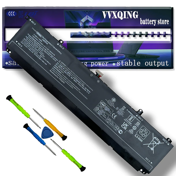 Batería de Repuesto WK06XL para HP Omen 16-b0xxx 16-b0000TX 16-B0047TX 16-C0167AX Omen 7 Plus 17-ck0xxx - VVXQING 1